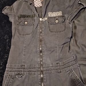 Dickies Black and Pink Checkered Shirt